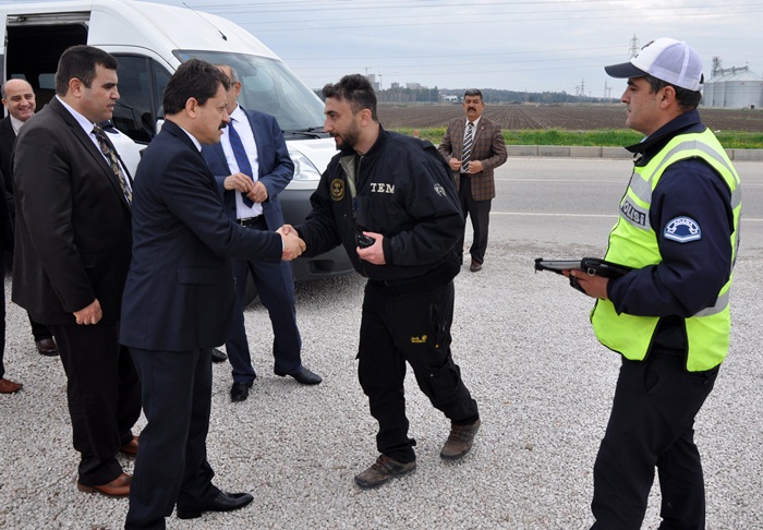 Başsavcı Yeldan'dan uygulama yapan polise ziyaret
