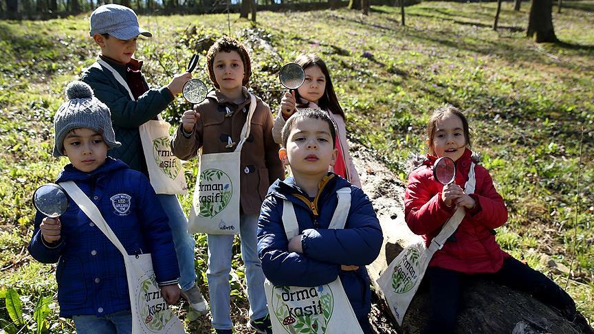 Doğayı inceleyen 16 bin çocuk "orman kaşifi" oldu