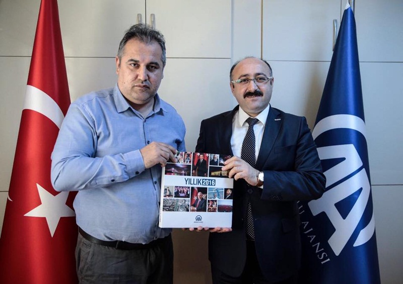 ÖNSİAD başkanı Erdoğan'dan AA'ya ziyaret