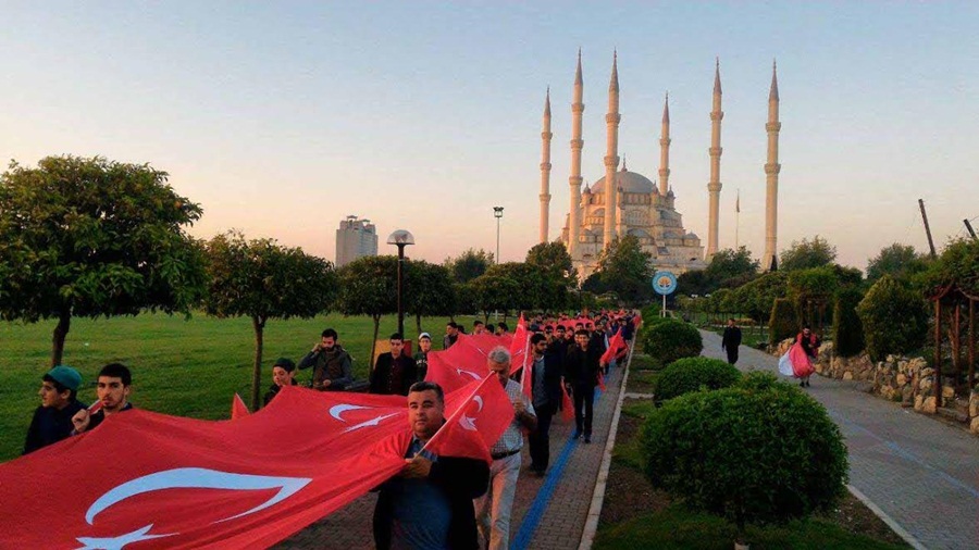 Adana Gençlik Merkezleri tarafından 57.Alay Vefa yürüyüşü düzenlendi