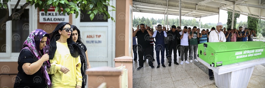 Yakınlarını öldüren kişinin cenazesi defnedildi