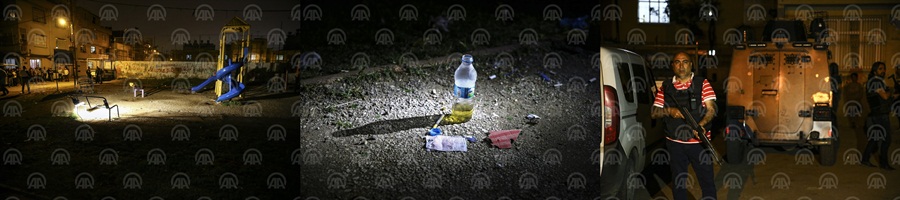 Çocuk parkında patlatılan ses bombası paniğe neden oldu