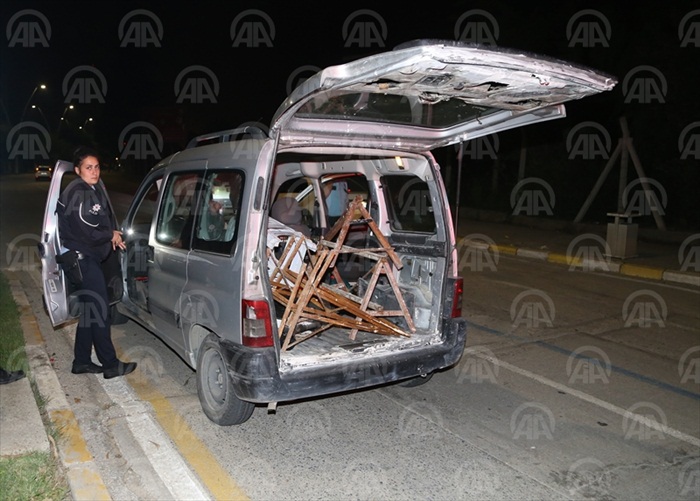 Adana'da polis şüpheli kovalamacası