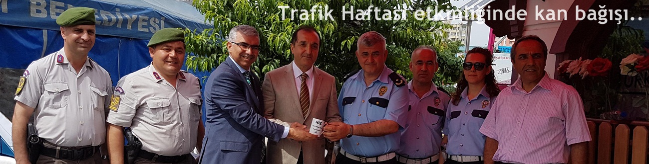 Trafik Haftası etkinliğinde kan bağışı