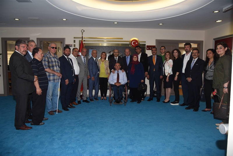 Vali Demirtaş’a “10-16 Mayıs Engelliler Haftası” Ziyareti