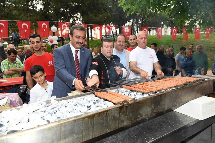 Mangal Park’ın açılışını gerçekleştirdi..