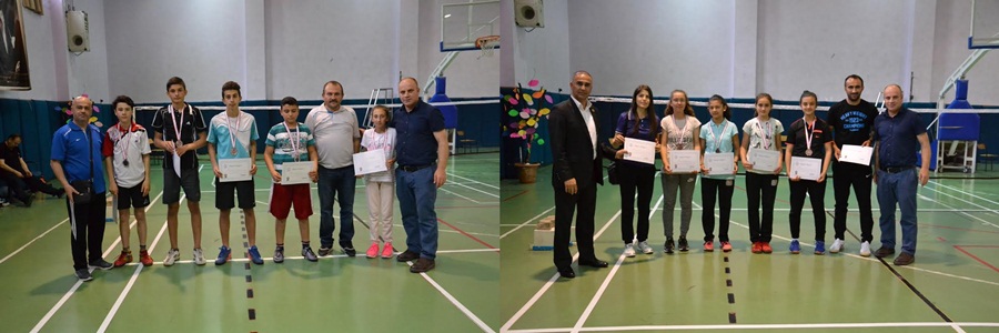 Okullar arası Badminton Yıldızlar Kız ve Erkek Grup  Müsabakaları Adana’da sona erdi.