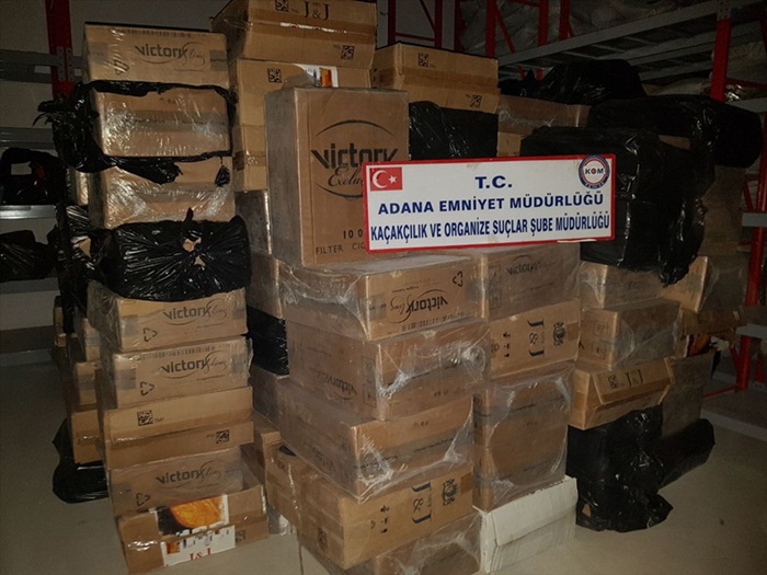 Adana'da sigara kaçakçılığı