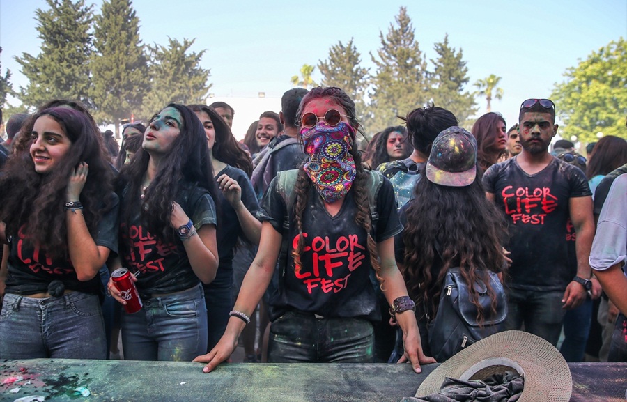 Adana'da "ColorFest" boya festivali