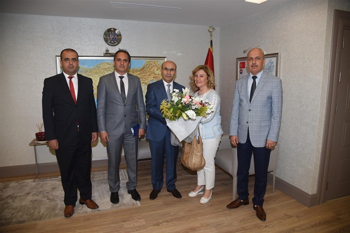 SGK Heyetinden Vali Demirtaş’a “Sosyal Güvenlik Haftası” Ziyareti