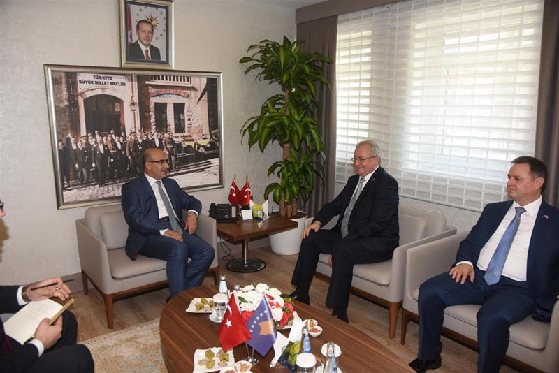 Büyükelçi Spahiu’dan Vali Demirtaş’a Ziyaret