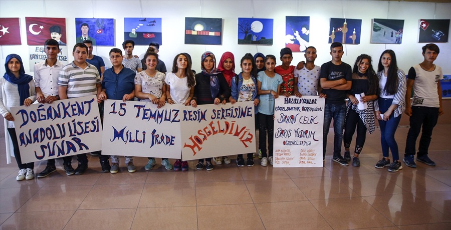 Lise öğrencilerinden anlamlı sergi
