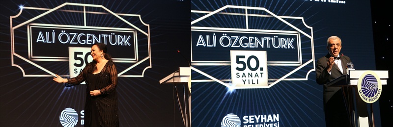 Ali Özgentürk'ün 50. Sanat Yılı Adana'da kutlandı