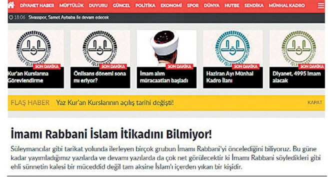 İslam alimlerine hakaret eden imamı Diyanet korumuş