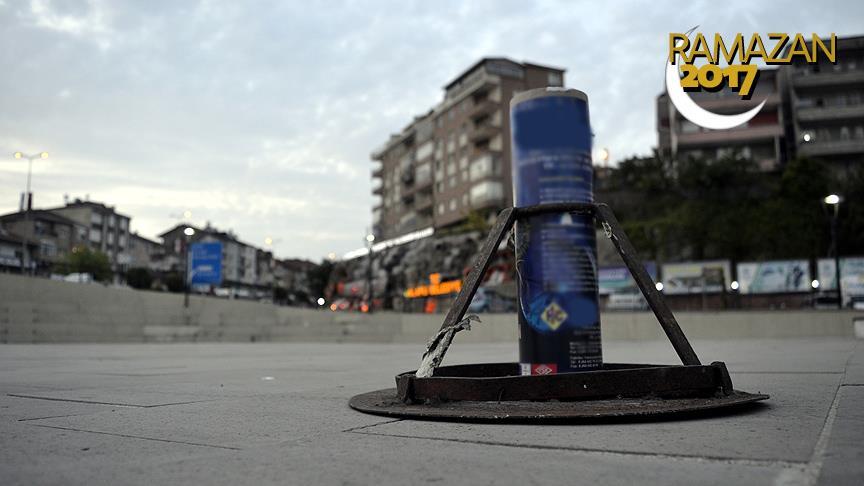 Ramazan topu yerine ses bombası