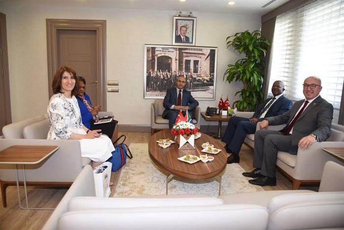 Büyükelçi Malefane’den, Vali  Demirtaş’a Ziyaret