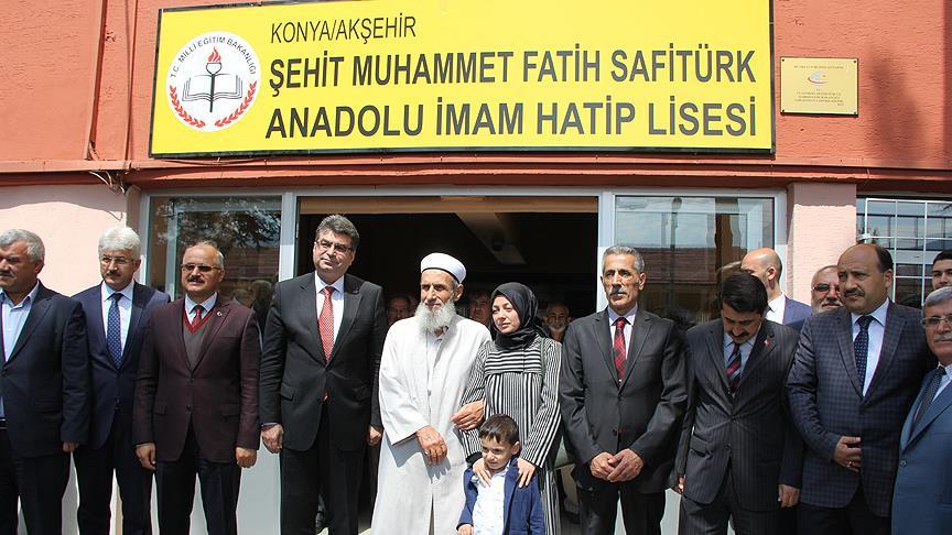 Şehit kaymakam Safitürk'ün adı okulda yaşatılacak