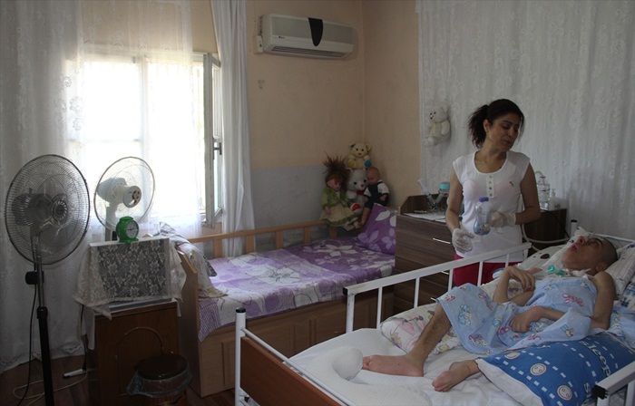 Bedensel ve zihinsel engelli Serhat yeni klimasına kavuştu