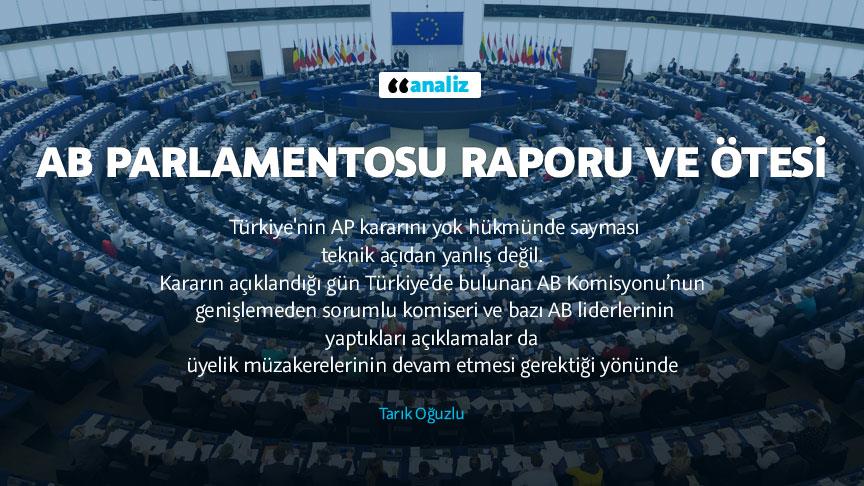 AB Parlamentosu raporu ve ötesi