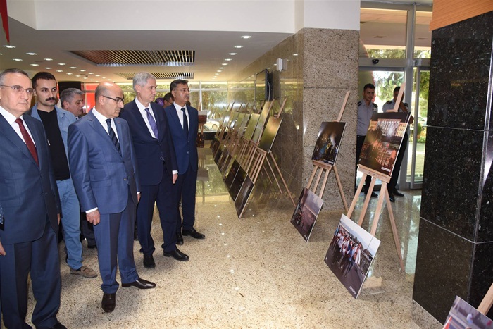 ÇÜ’nde Düzenlenen 15 Temmuz” Konulu Resim Sergi