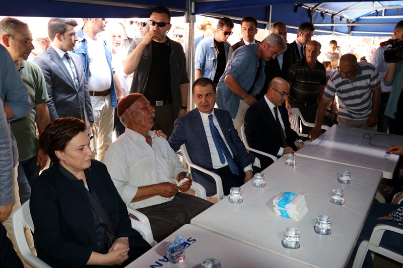 Bakan Çelik'ten taziye ziyaretleri