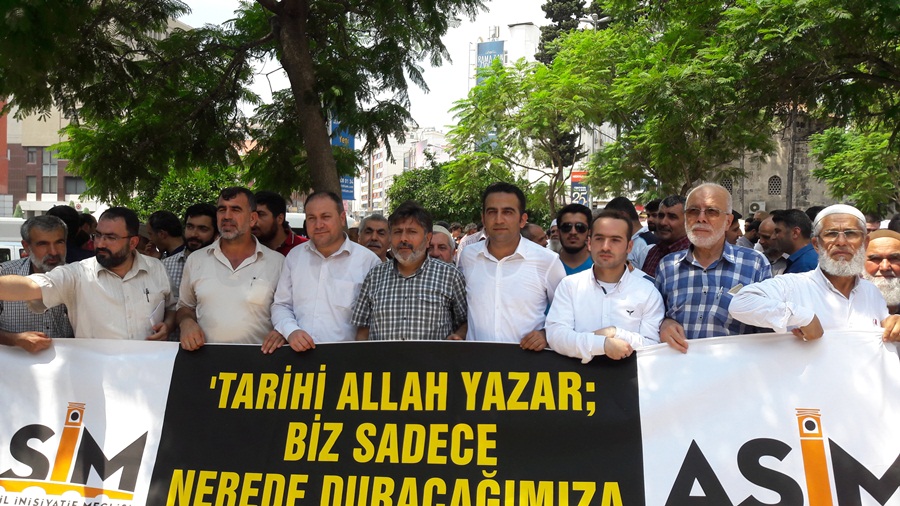 Adanalılar "Mescidi Aksa" için Meydanda..