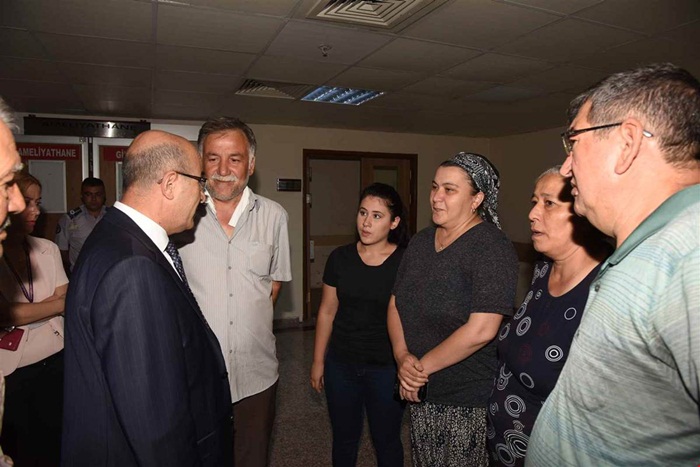 Vali Demirtaş’tan Yaralı Polis Memuru Arda Can’a Ziyaret