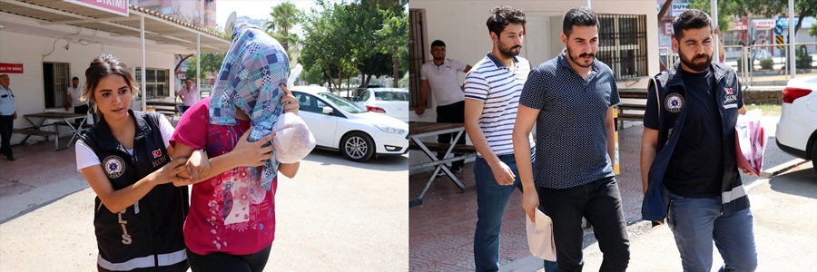 Adana'da "Hero" yazılı tişörtü giyenlerin gözaltına alınması 
