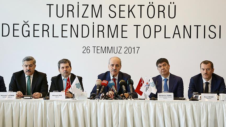 Kurtulmuş: 2016 yılı Mayıs ayına göre turizm gelirlerinde yüzde 16'lık bir artış söz konusu