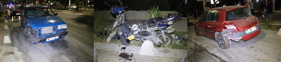 Adana'da trafik kazası: 1 yaralı