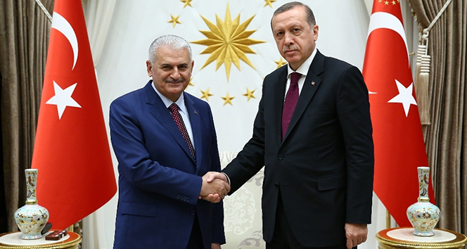 Cumhurbaşkanı Erdoğan, Başbakan Yıldırım'ı kabul etti