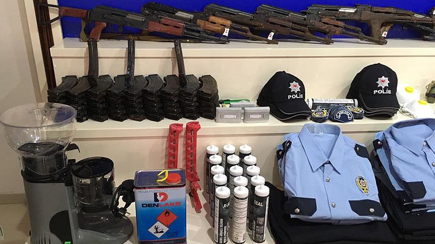 PKK'lı teröristlerin polis kılığında eyleme hazırlandığı belirlendi