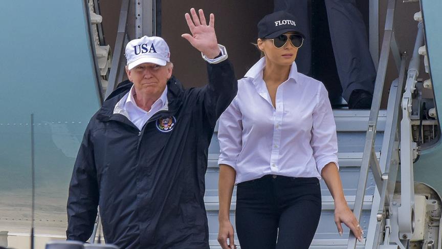 Trump, Irma kasırgasının etkilediği Florida'ya gitti