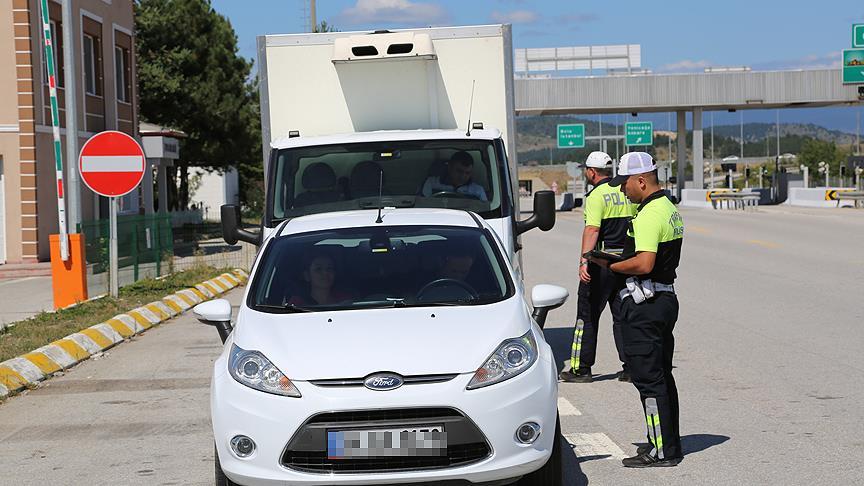 Tatilciler dönüş yolunda