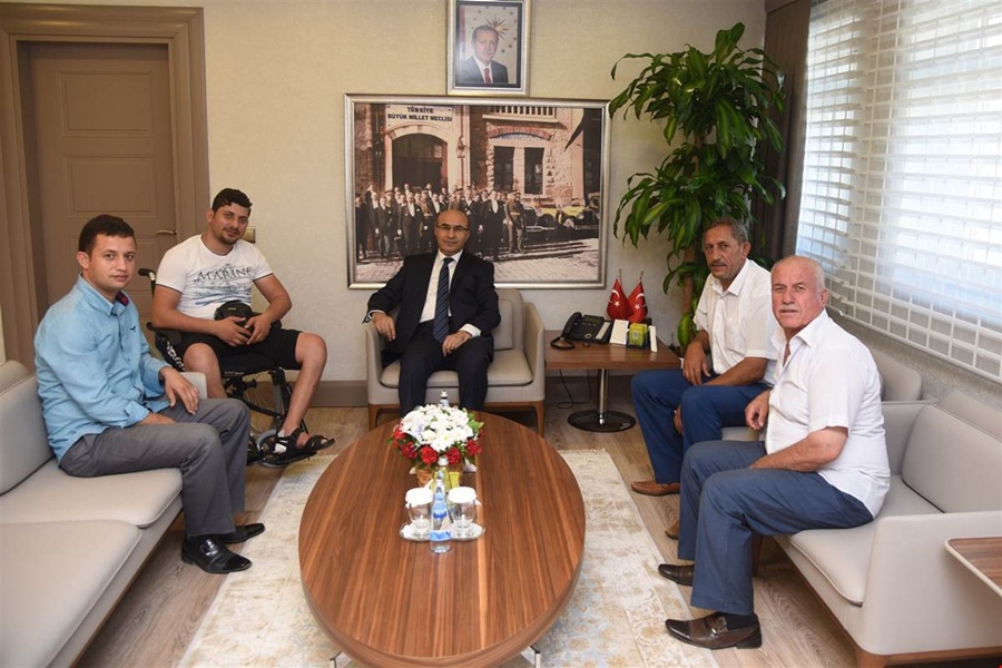 Şehit Ve Gazi Yakınlarından Vali Mahmut Demirtaş’a Ziyaret