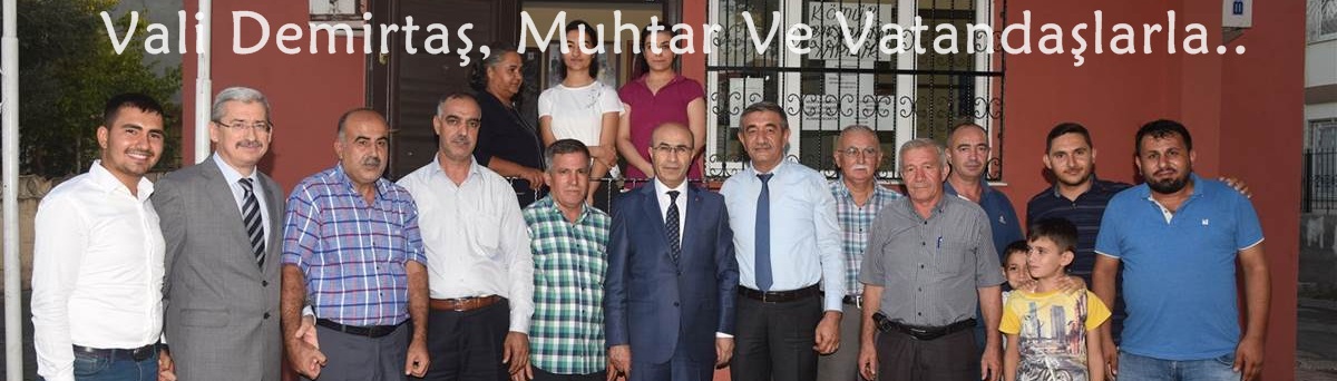 Vali Demirtaş, Muhtar Ve Vatandaşlarla..