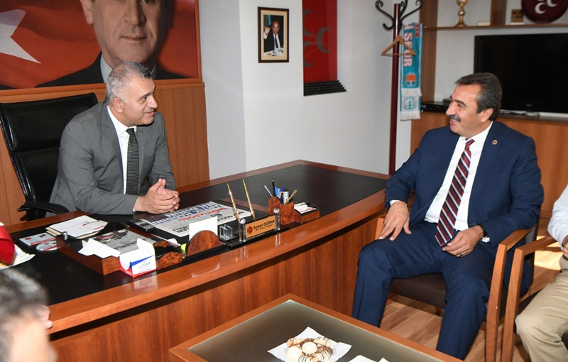 Başkan Çetin’den Sertan Duran’a Nezaket Ziyareti