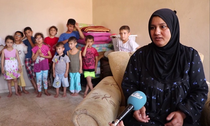 Savaştan kaçan Şeyme, 16 çocukla tek odalı evde kalıyor  