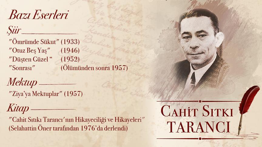 Saf şiirin temsilcisi: Cahit Sıtkı Tarancı