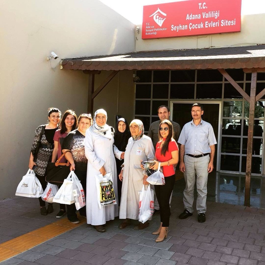 Miraç Camii  Kız Kur’an Kursu’ndan Seyhan Çocuk Evleri Sitesi’ne Ziyaret