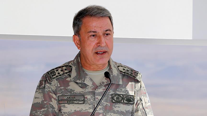 Genelkurmay Başkanı Akar'dan ABD'de PYD/YPG mesajı