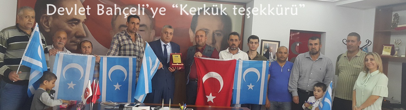 Devlet Bahçeli’ye “Kerkük teşekkürü”