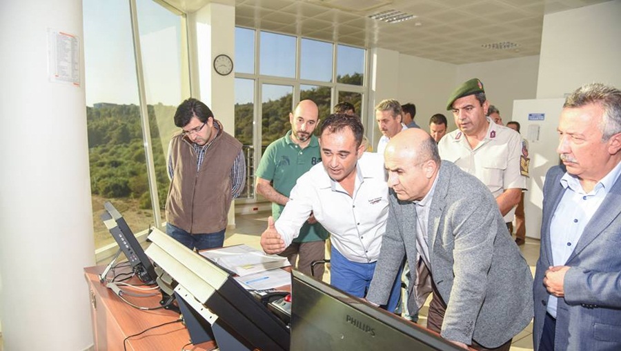 Vali Demirtaş, BOTAŞ'ta İncelemelerde Bulundu