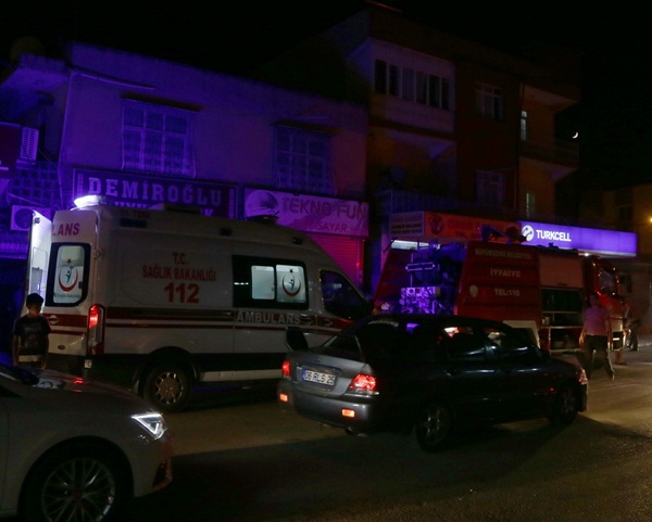 Evin damından düşen çocuk yaralandı