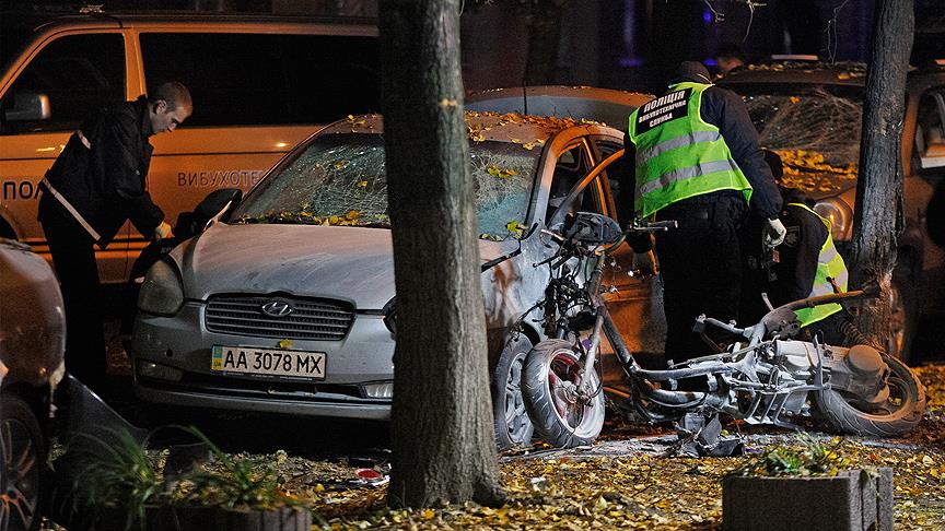 Ukrayna'nın başkenti Kiev'de patlama