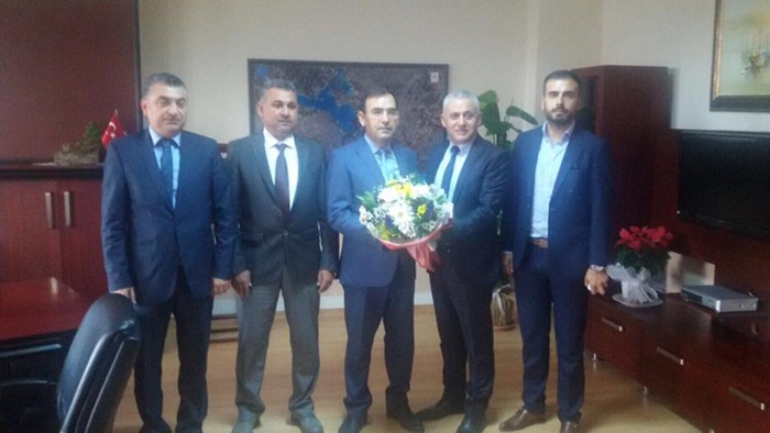 MHP Çukurova İlçe Başkanı Çelik , Kaymakam Sarı’yı ziyaret etti..