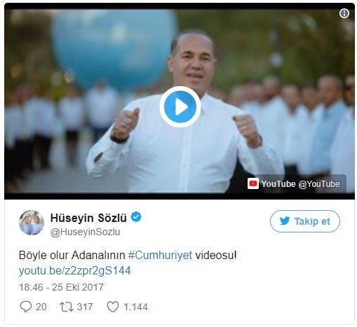 'Cumhuriyeti Temellendiren Şehir; Adana' videosu büyük beğeni topladı