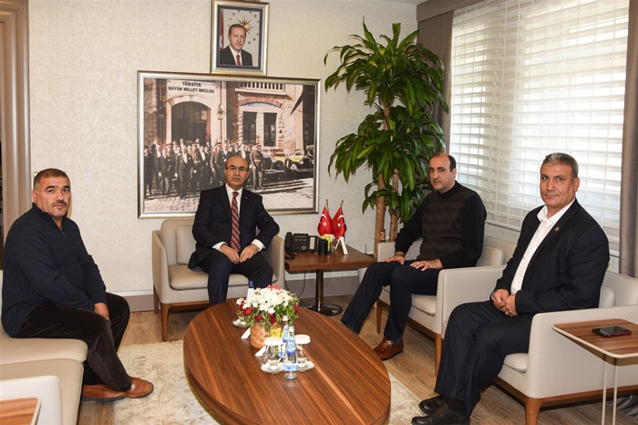 Adıyaman Şehit Ve Gaziler Derneği Başkan Ve Üyeleri, Vali Demirtaş'ı Ziyaret Etti.