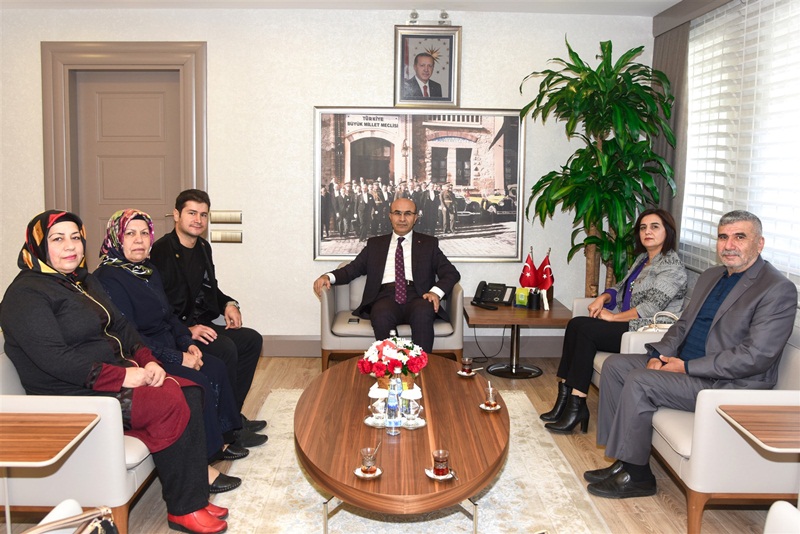 Emniyet Teşkilatı Vazife Malulü Ve Şehit Aileleri Yardımlaşma Derneği’nden Vali Demirtaş’a Ziyaret