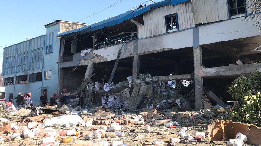 Bursa'da boya fabrikasında patlama: 3 ölü